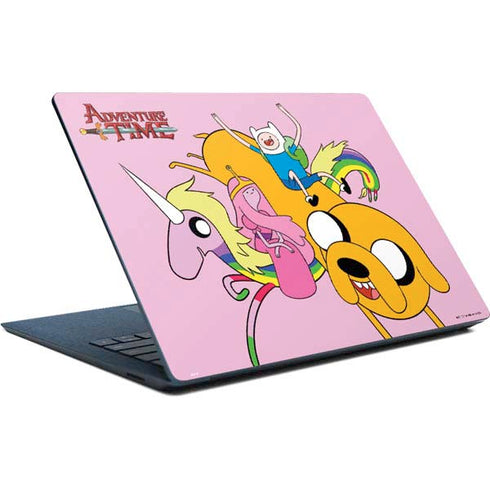 Adult Swim Adventure Time Riding in a Unicorn Surface Laptop Skin